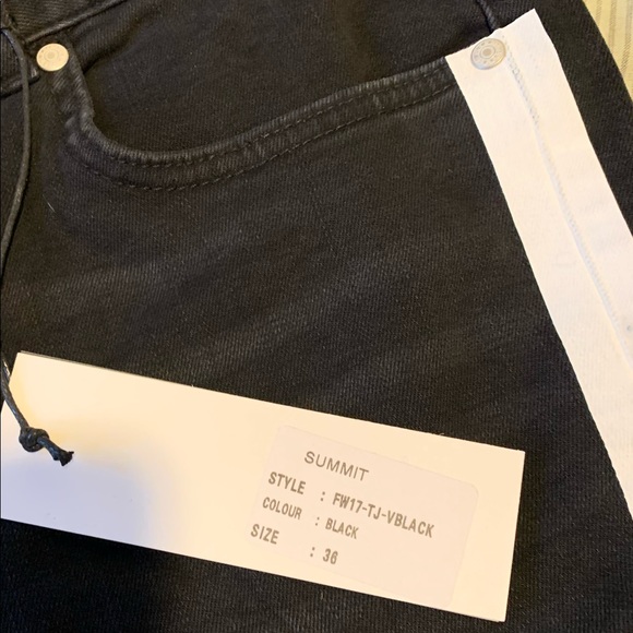 SUMMIT UK Track Denim Vintage Black Jeans - Picture 4 of 4